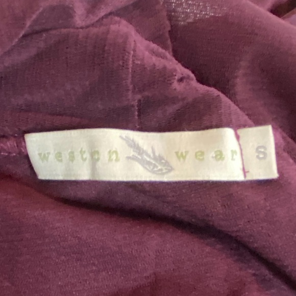 Anthropologie Weston Wear Burgundy Midi Dress - Picture 8 of 8